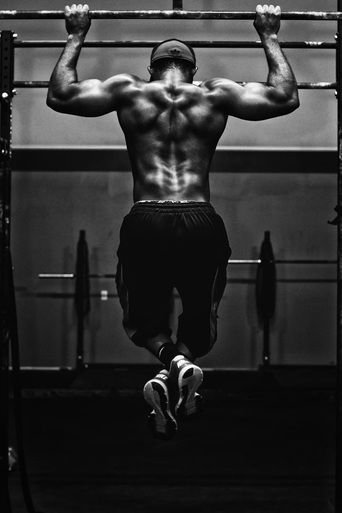 Woman pressing a barbell overhead
